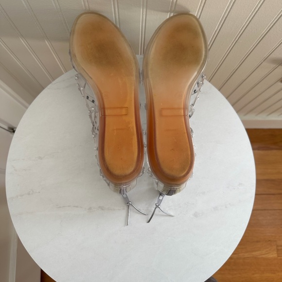 Stuart Weitzman Glogladius Clear Jelly Wedge - Picture 10 of 16